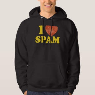 Jag Heart Kärlek Spam, konserverad kokt Gris Food Hoodie