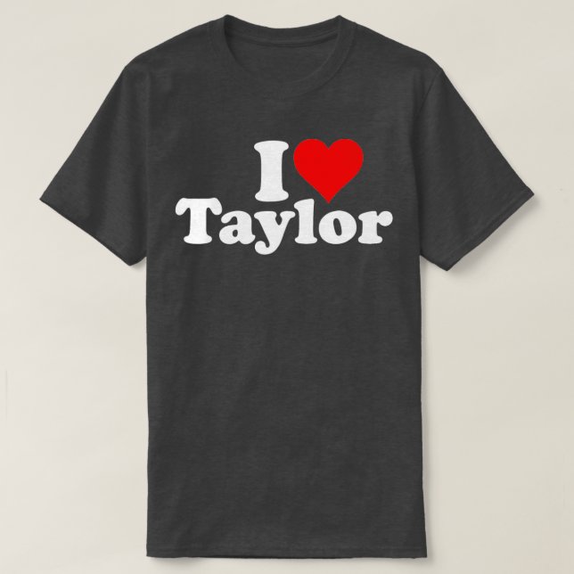 JAG HEART KÄRLEK TAYLOR TShirt T Shirt (Design framsida)