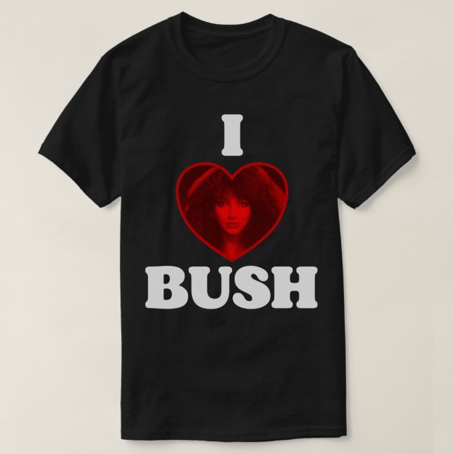 Jag Heart Kate Bush 1 T Shirt (Design framsida)