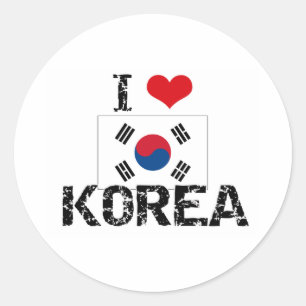 JAG HEART KOREA RUNT KLISTERMÄRKE