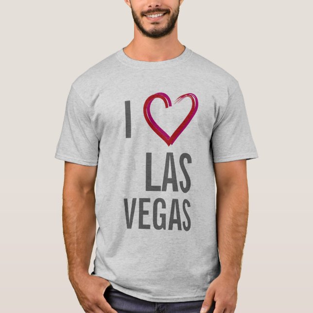 Jag Heart Las Vegas Tee Shirt (Framsida)