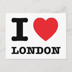Jag Heart London-vykort Vykort