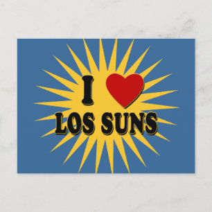 Jag Heart Los Sol I Kärlek Los Sol Tshirts Vykort