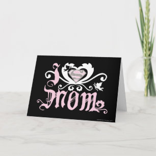 Jag Heart Mamma Rosa Kort