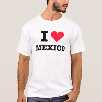 Jag Heart Mexiko White I Kärlek Mexico White T Shirt