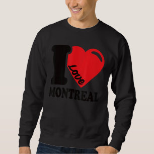 Jag Heart Montreal Bevacal Canadian City I Kärlek Lång Ärmad Tröja