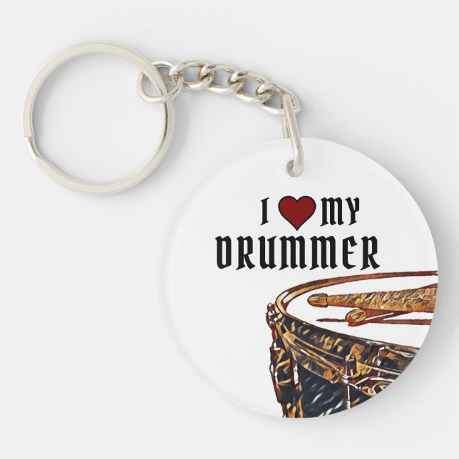JAG *HEART* MY DRUMMER Snare Drum Sticks Drumming  (Framsidan)