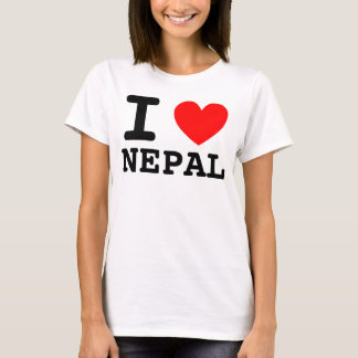 Jag Heart Nepal Shirt Tee