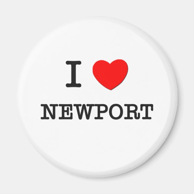 JAG Heart NEWPORT Magnet (Framsidan)