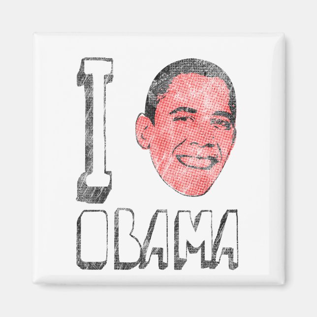 Jag Heart Obama Magnet (Framsidan)