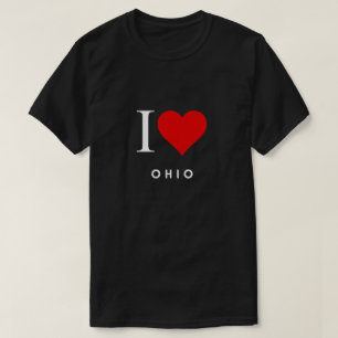Jag Heart Ohio blk Manar T Shirt