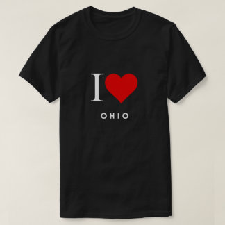 Jag Heart Ohio blk Manar T Shirt