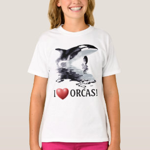 JAG HEART ORCAS Kids Ringer Shirt T