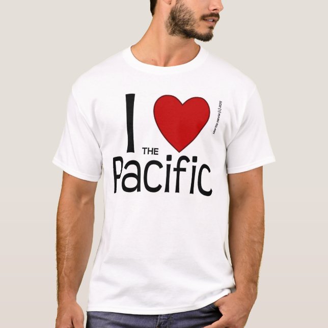 Jag Heart Pacific Höger Shirt Tröja (Framsida)