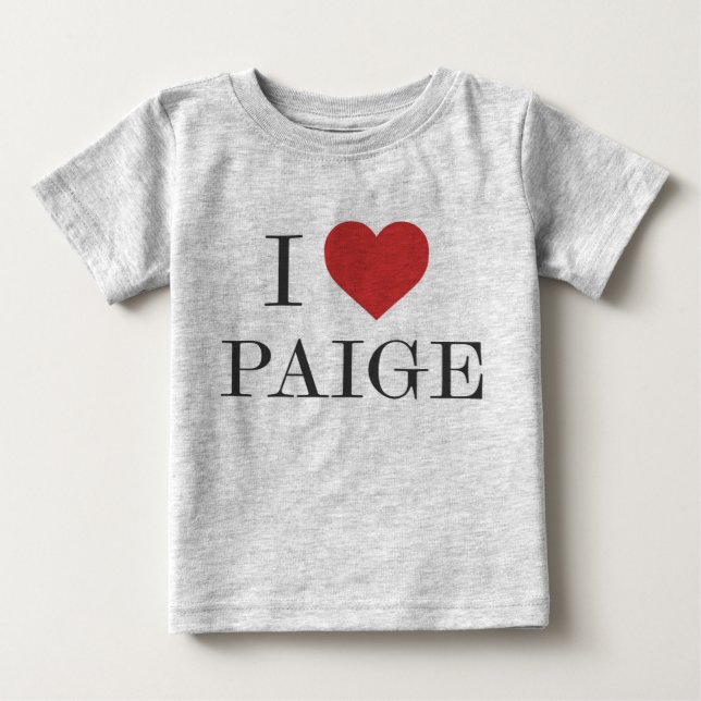 Jag Heart Paige Tee Shirt (Framsida)
