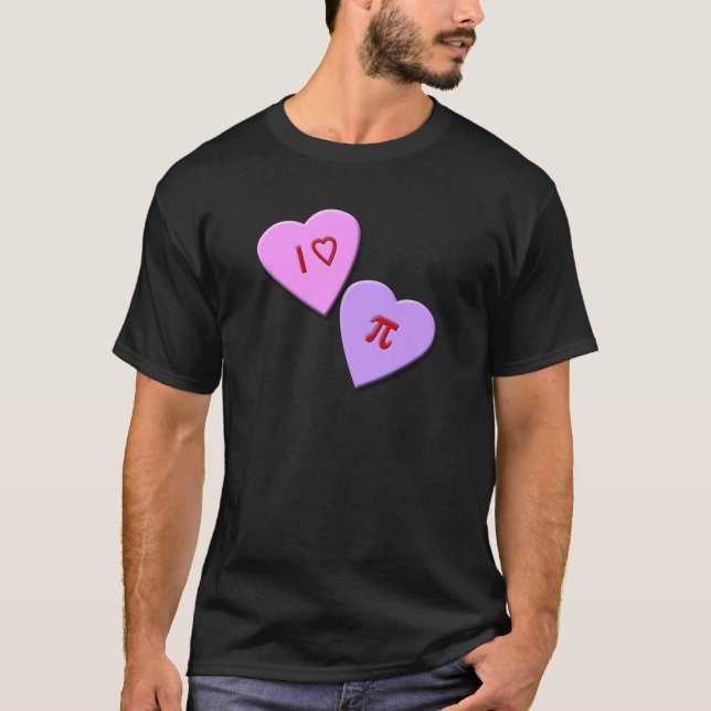 Jag Heart Pi Candy Hearts Tee (Framsida)