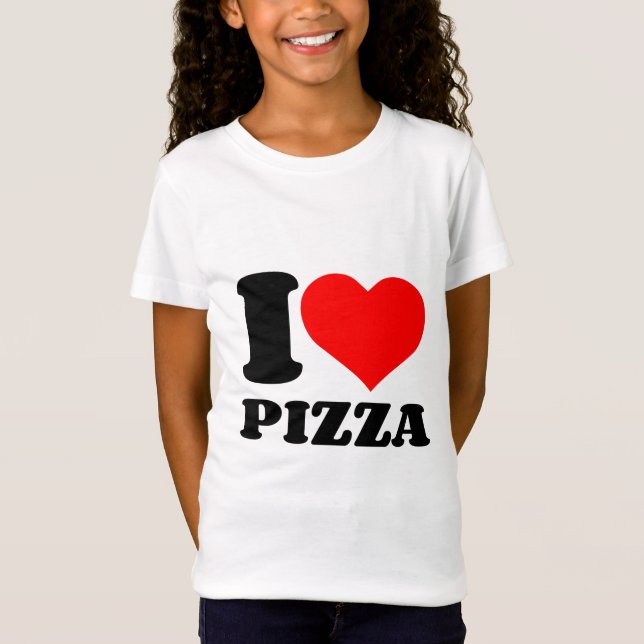 JAG HEART PIZZA T SHIRT (Framsida)