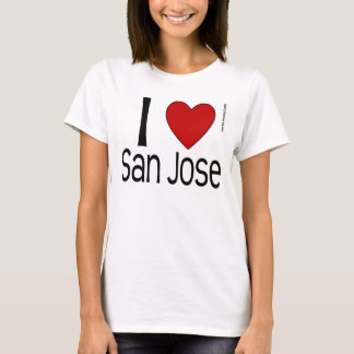 Jag Heart San Jose Shirt Tee Shirt