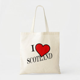 Jag Heart Scotland bk btcn Tygkasse