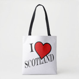 Jag Heart Scotland bk stcent Tygkasse