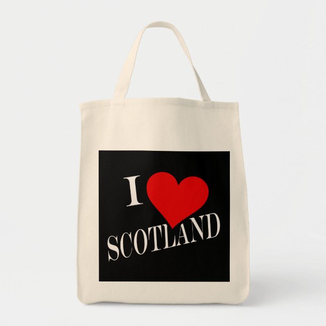 Jag Heart Scotland wt gtt Tygkasse (Framsidan)
