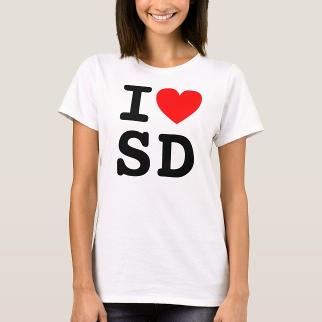 Jag Heart SD Shirt Tee (Framsida)