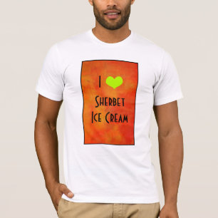 Jag Heart Sherbet Ice Cream Tee Shirt