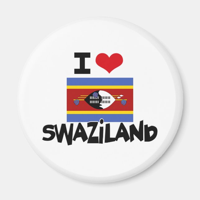 JAG HEART SWAZILAND MAGNET (Framsidan)