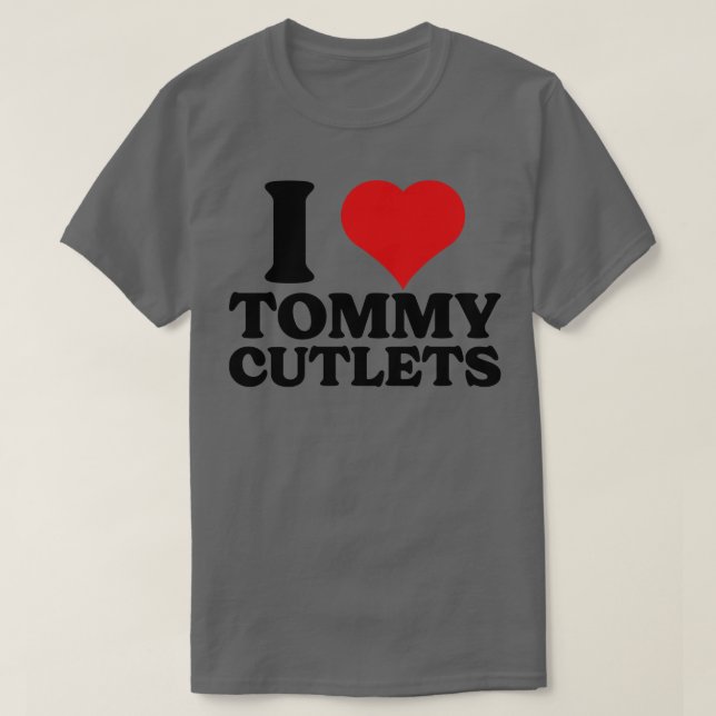 Jag Heart Tommy Cutlets Tommy DeVito T Shirt (Design framsida)
