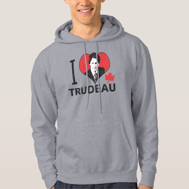 Jag Heart Trudeau Hoodie (Framsida)
