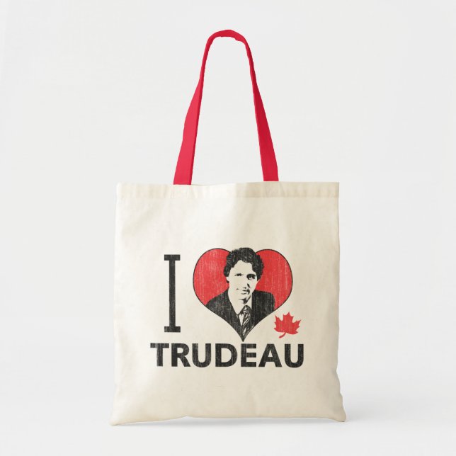 Jag Heart Trudeau Tygkasse (Framsidan)