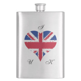 Jag Heart UK British Flagga Union Jack Fickplunta