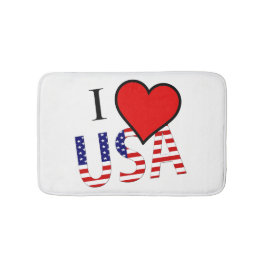 Jag Heart USA-övertäckningsmekanismen Badrumsmatta