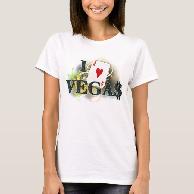 Jag Heart Vegas T-shirt (Framsida)