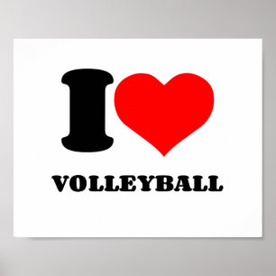 JAG HEART VOLLEYBALL POSTER
