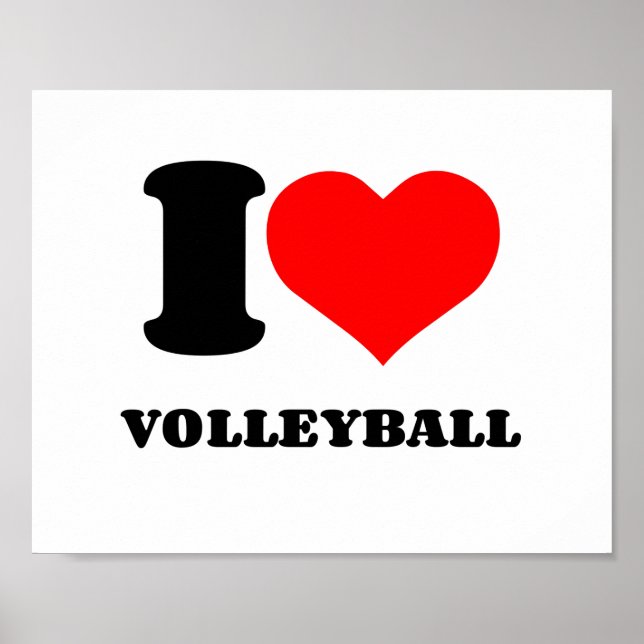 JAG HEART VOLLEYBALL POSTER (Framsidan)