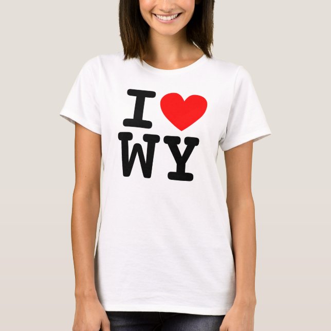 JAG Heart WY Shirt Tee (Framsida)