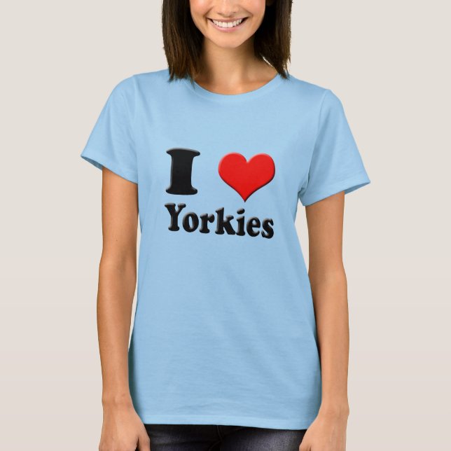 Jag Heart Yorkies Tee (Framsida)