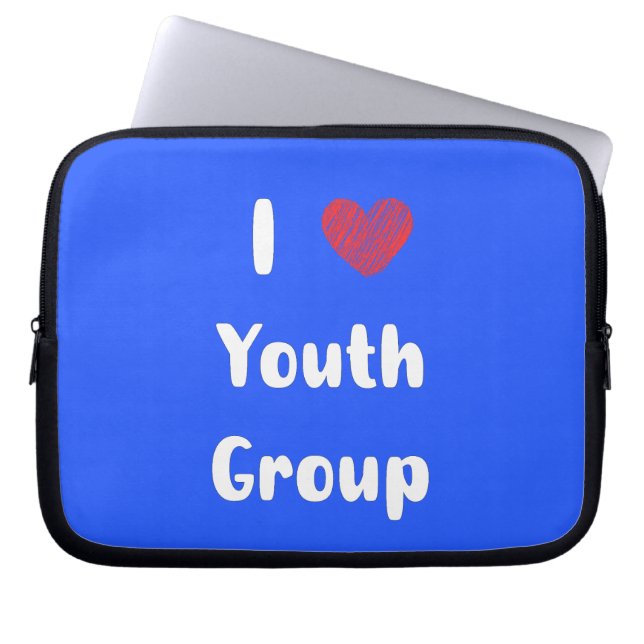 Jag Heart Youth Group Electronics Bag Laptop Fodral (Framsidan)