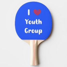Jag Heart Youth Group Ping Pong Paddle Pingisracket
