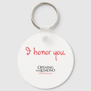Jag hedrar dig Keychain Nyckelring