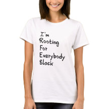 Jag hejar på alla svarta T-shirt