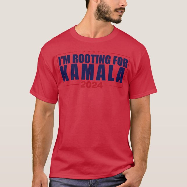 Jag hejar på Kamala 2024 T Shirt (Framsida)