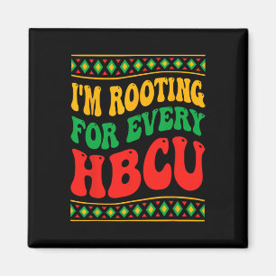 Jag hejar på varje Hbcu Svarta historiemånaden Ret Magnet