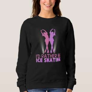Jag hellre åker konståkning konståkare t shirt