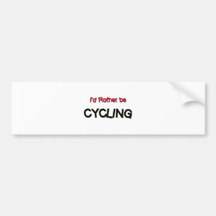 Jag hellre cyklar bildekal