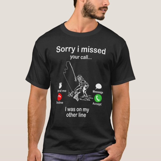 Jag hellre fiskar än pratar med dig roligt Re T Shirt (Framsida)