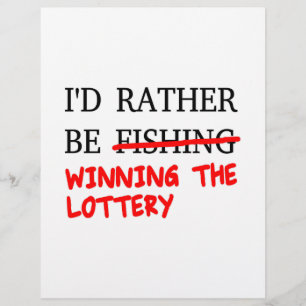 Jag hellre fiskar... Vinner på lotto