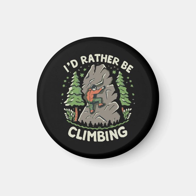 Jag hellre klättrade magnet (Framsidan)