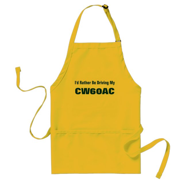 Jag hellre kör min, CW60AC Förkläde (Framsidan)